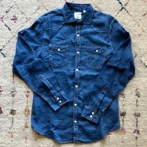 Murano Linen / Denim Shirt